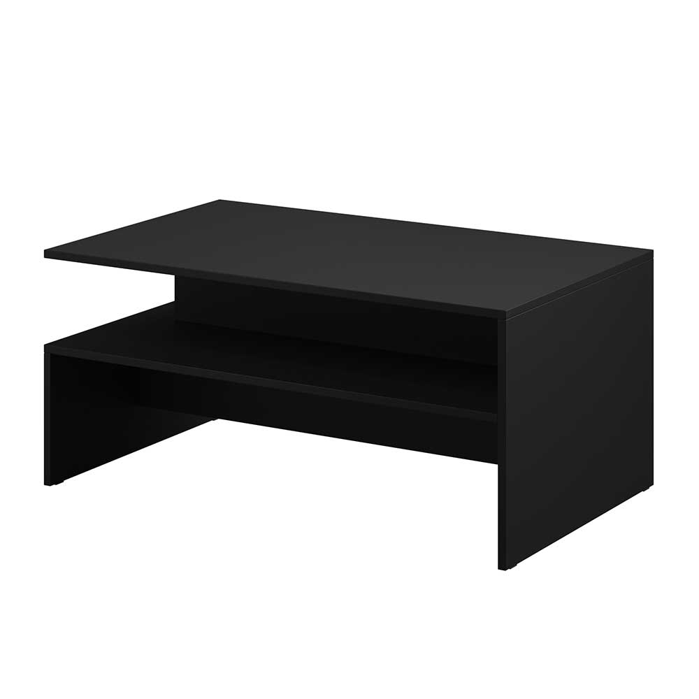 100x45x60 Wohnzimmer Couchtisch in Schwarz - Funtana