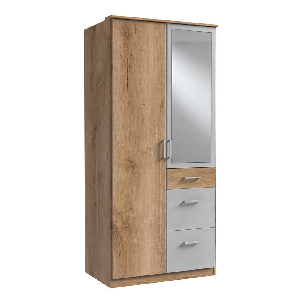 Smarter Kleiderschrank in Plankeneiche - Anca
