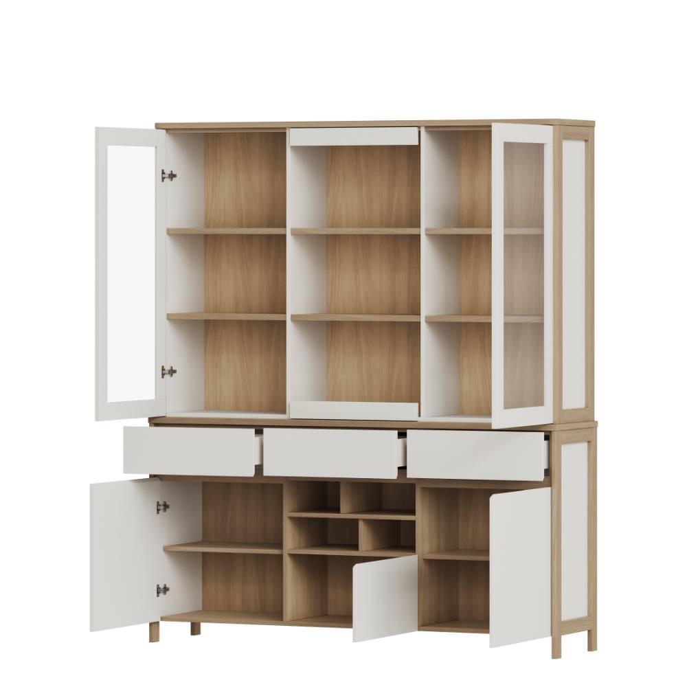 Skandi Buffetschrank in Weiß - Ovidio