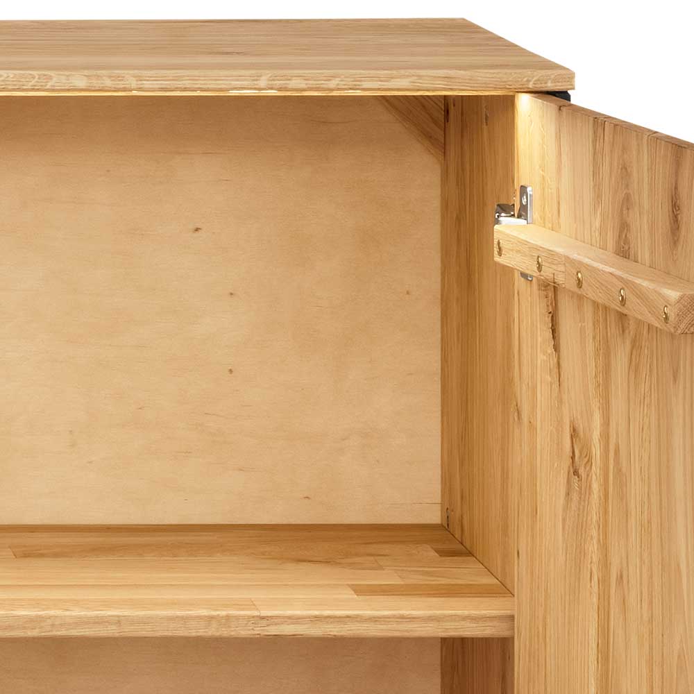 Modernes Wildeiche Sideboard mit LED Licht - Viligrana