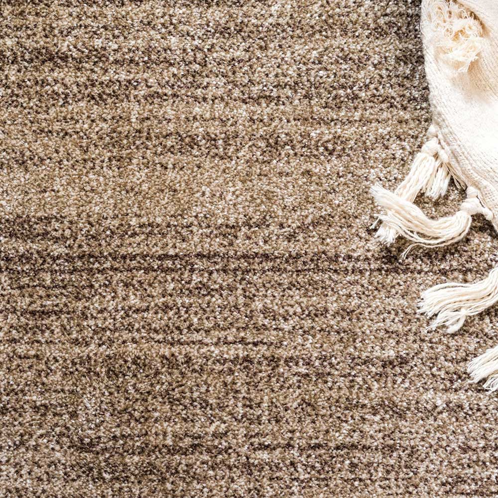 Teppich in Beige Braun Kurzflor - Osiko