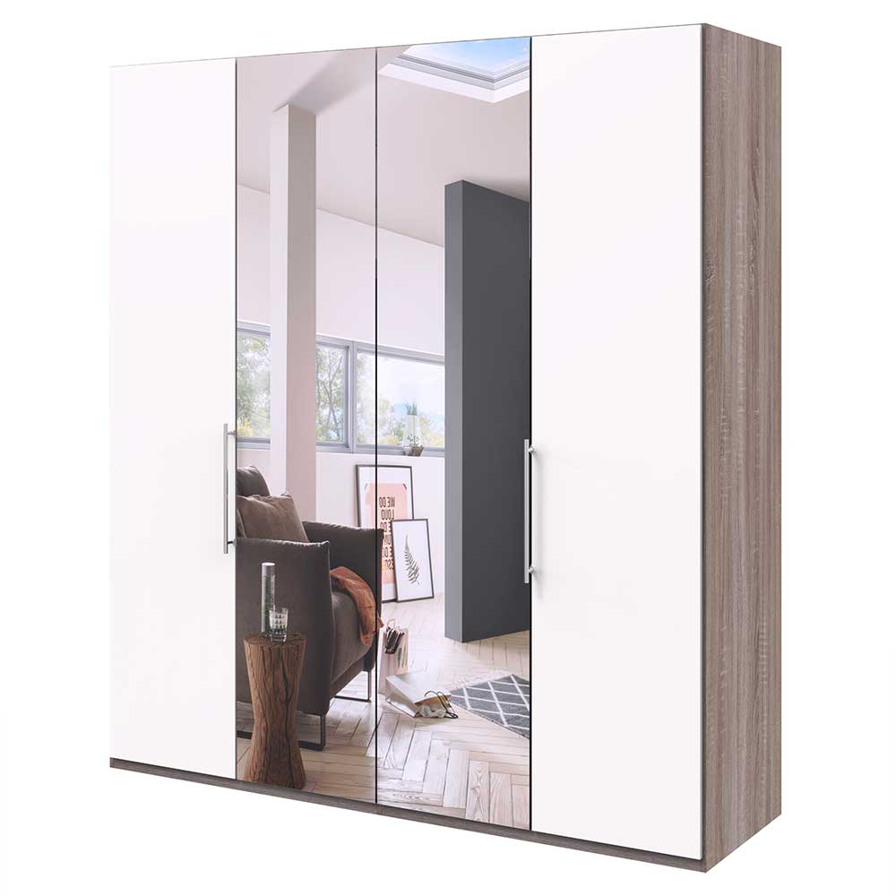 Gleittürenschrank mit Spiegel - Tivierto