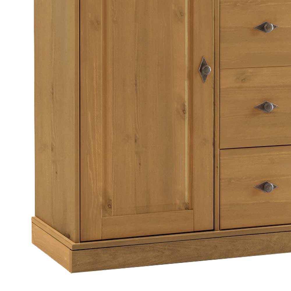 Landhaus Brotschrank Piatra aus Kiefer teilmassiv
