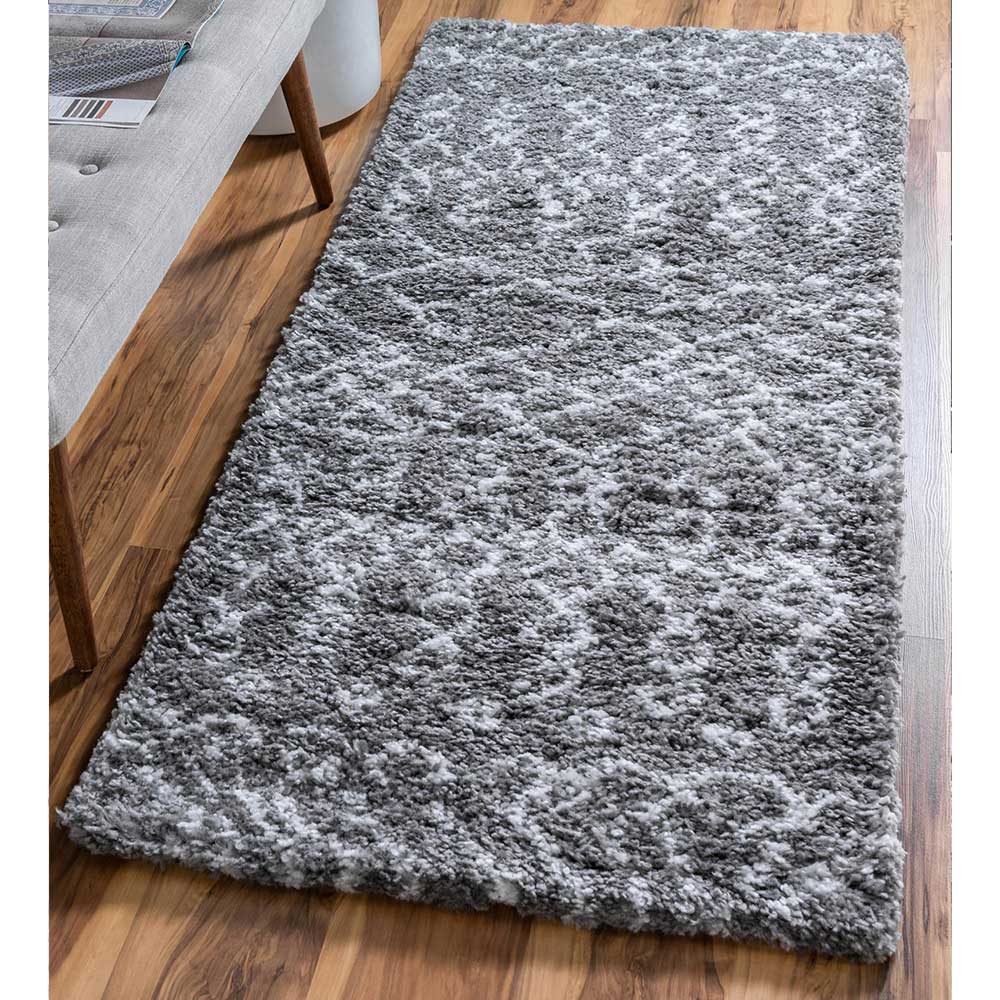Teppich Läufer mit abstraktem Muster - Hochflor - Cazryn