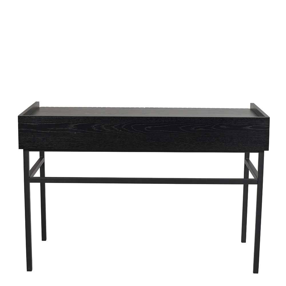 120x82x61 Eleganter Schreibtisch in Schwarz - Coronado