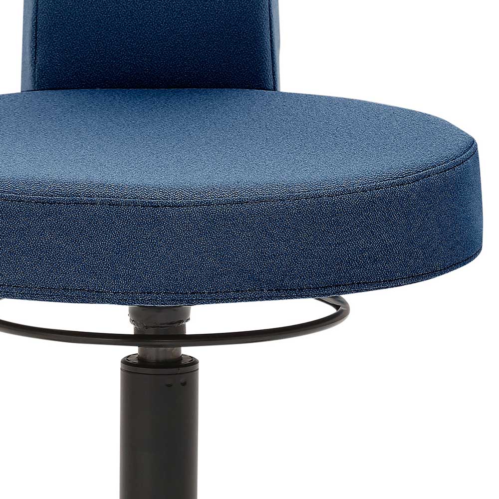 Office Drehhocker in Dunkelblau & Hellblau - Amya
