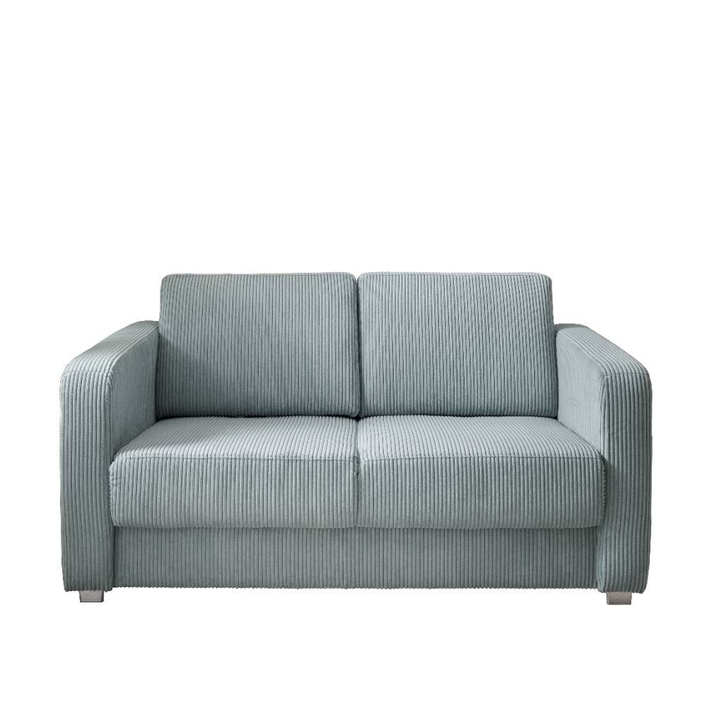 Cord Schlafsofa in Hellblau - Zora