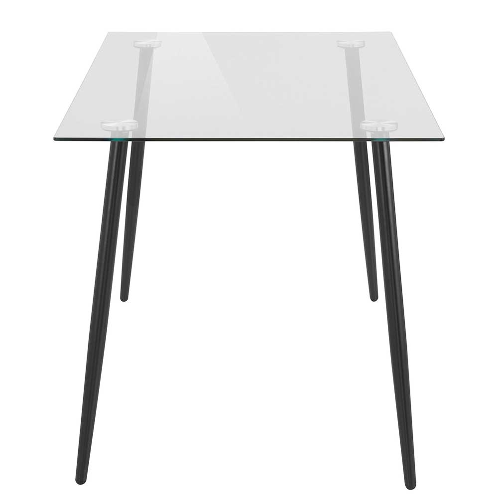 140x80 cm Esszimmer Glastisch günstig - Conpact