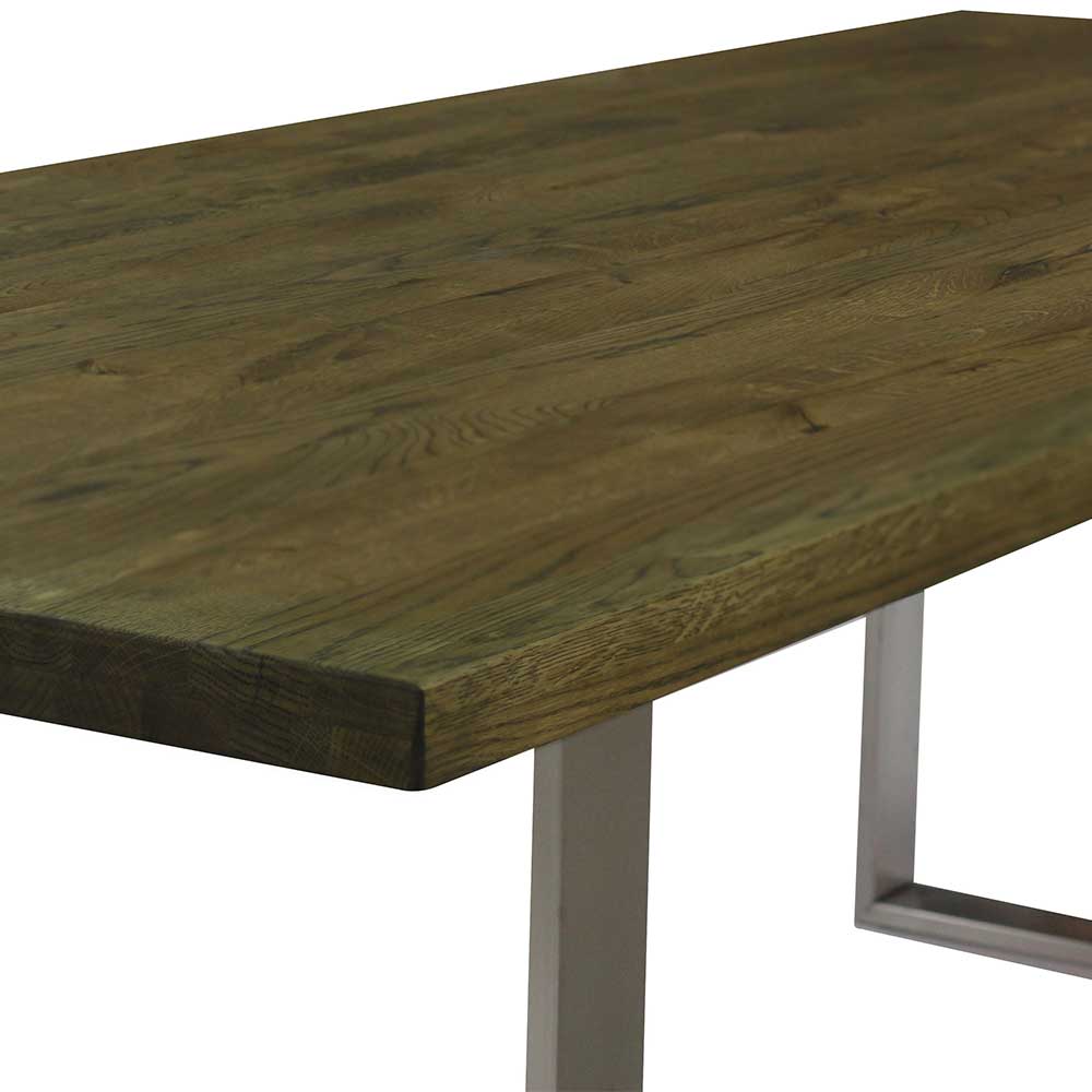 Designtisch aus Eiche in Wenge geölt - Pogarana