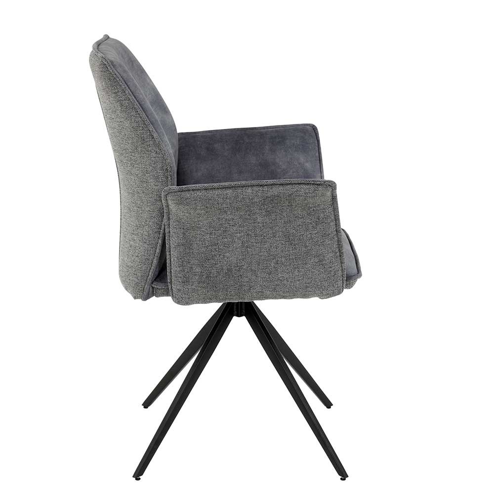 Esstischsessel drehbar modern - Georgy (4er Set)