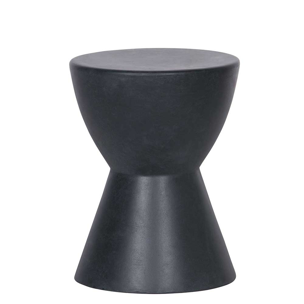 Runde Designhocker aus Tonfaser - Eterna (2er Set)