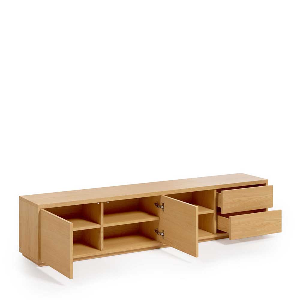 200x44x36 TV Board in Eiche Furnier - Elastian