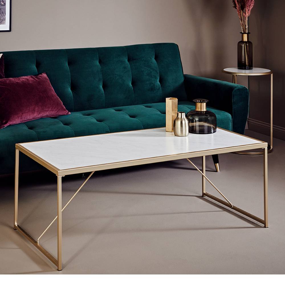 Couchtisch in Marmor Optik - Rosceva