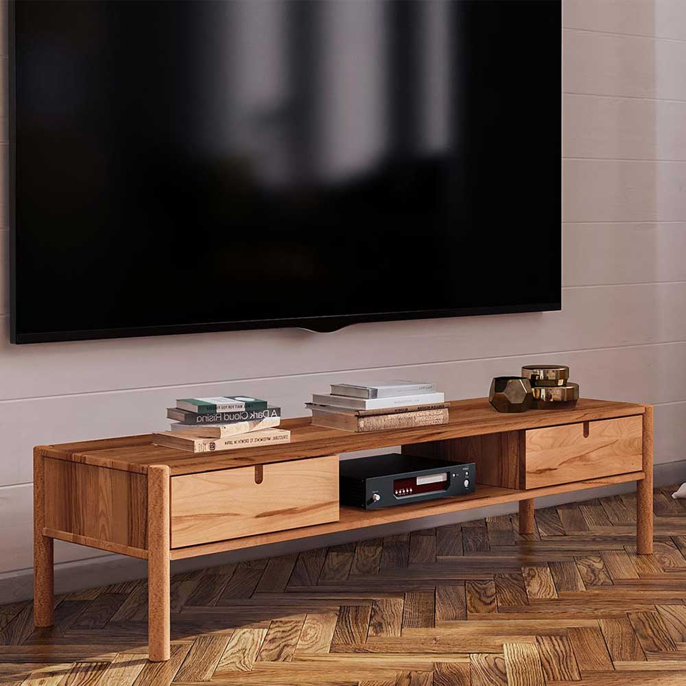 TV Board mit zwei Schubladen & Fach - Indrya