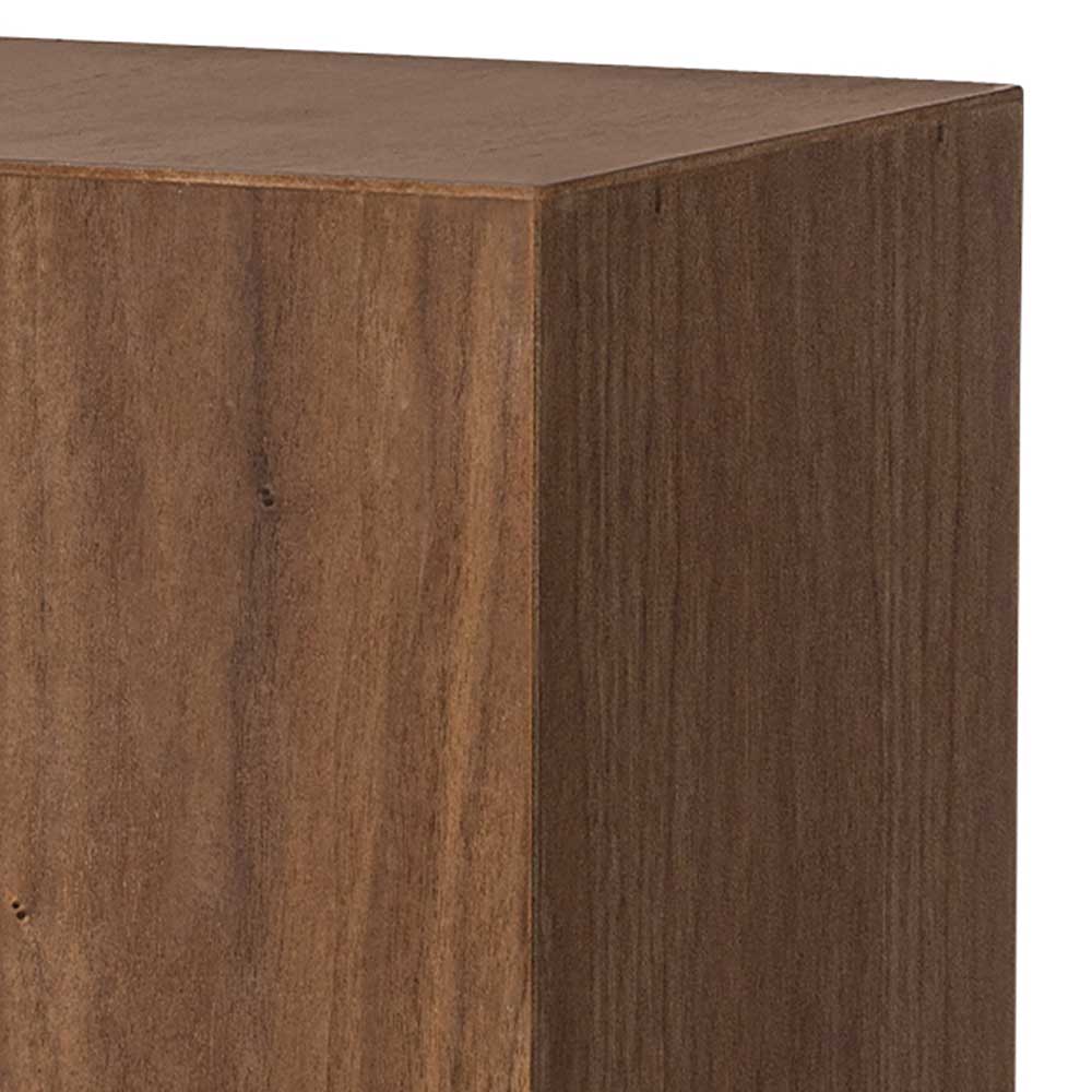 Blumensäule in Nussbaum Braun mit Furnier - Electra