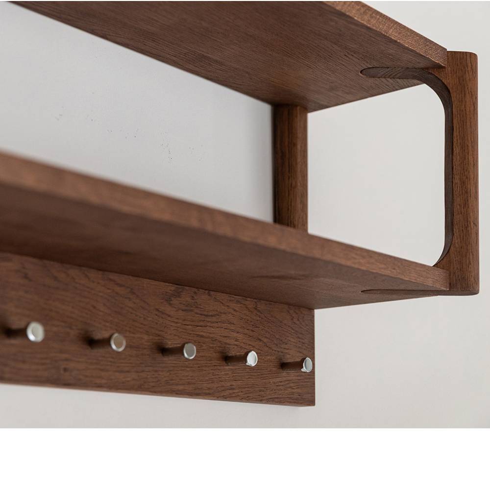 83cm Hängegarderobe in Eiche Tabacco - Gianus