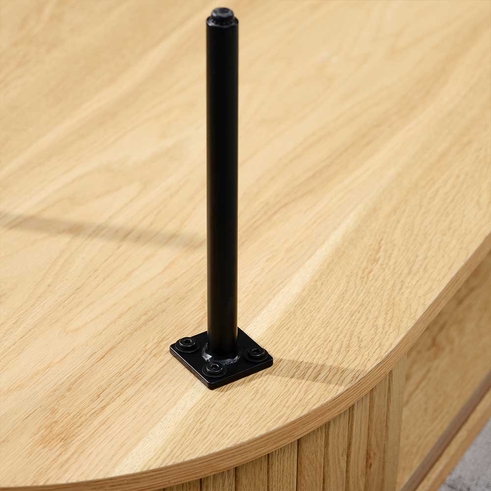 TV Lowboard in ovalem Design - Teorina