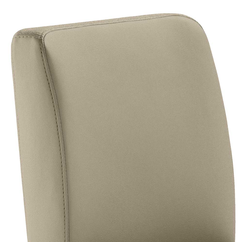 Küchenhocker mit Rückenlehne - 65 cm Sitzhöhe - Vrona