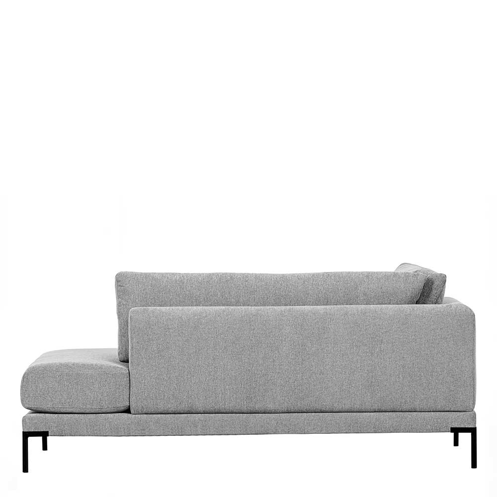 Modulares Sofa Lounge links in Hellgrau - Horedion