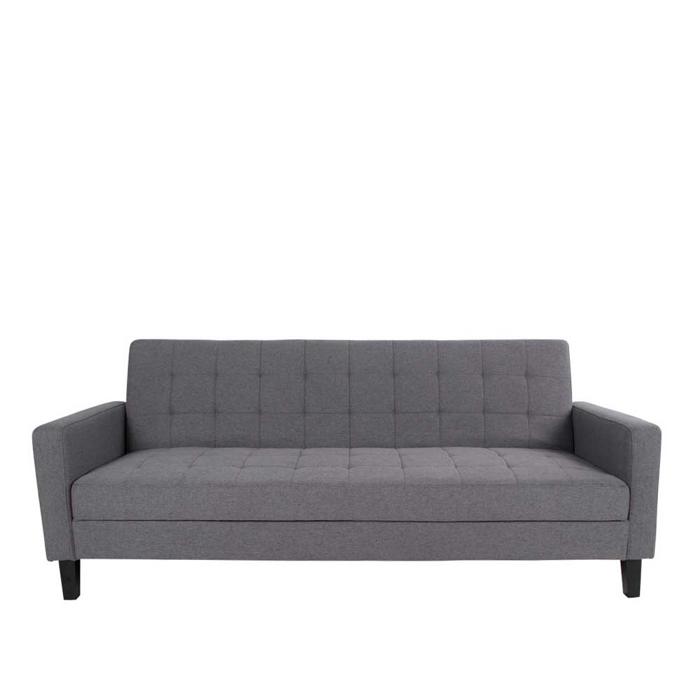 204x81x85 3-Sitzer Schlafsofa in Grau - Industry