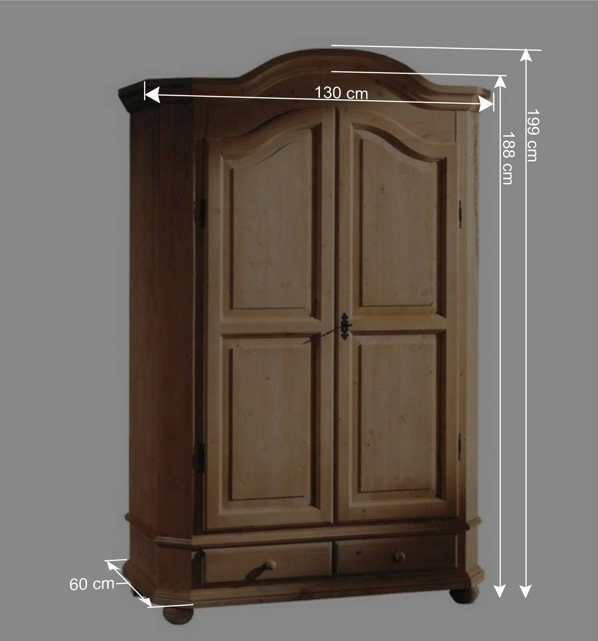 Massivholzschrank Dahara aus Fichte