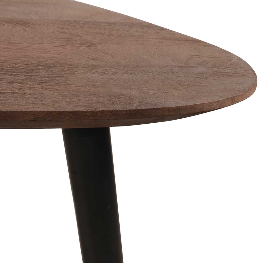 Wohnzimmer Tisch Duo in Dunkelbraun - Pulvaria (zweiteilig)