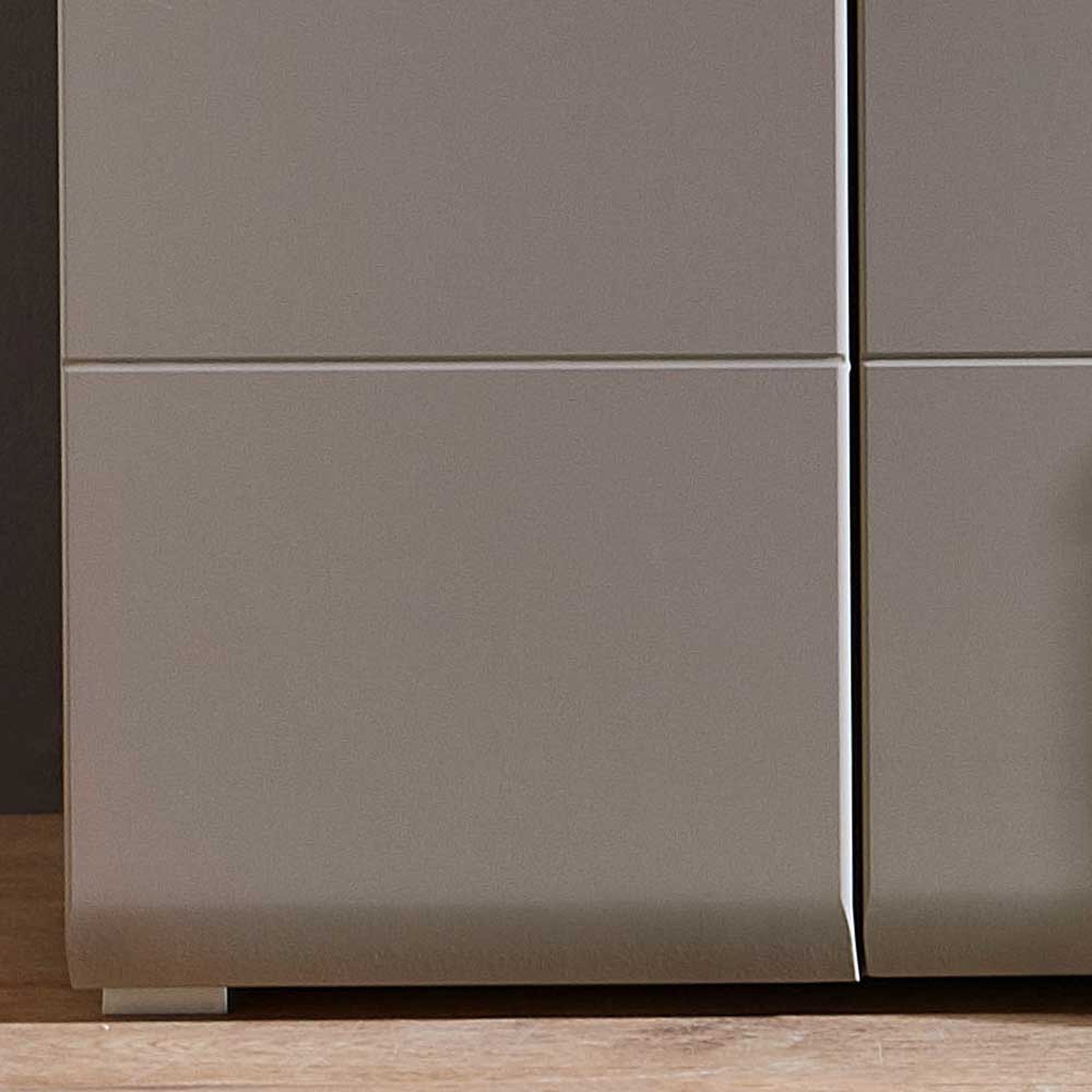 80x139x37 Wohnzimmer Schrank mit Glas Einsatz - Fraguca