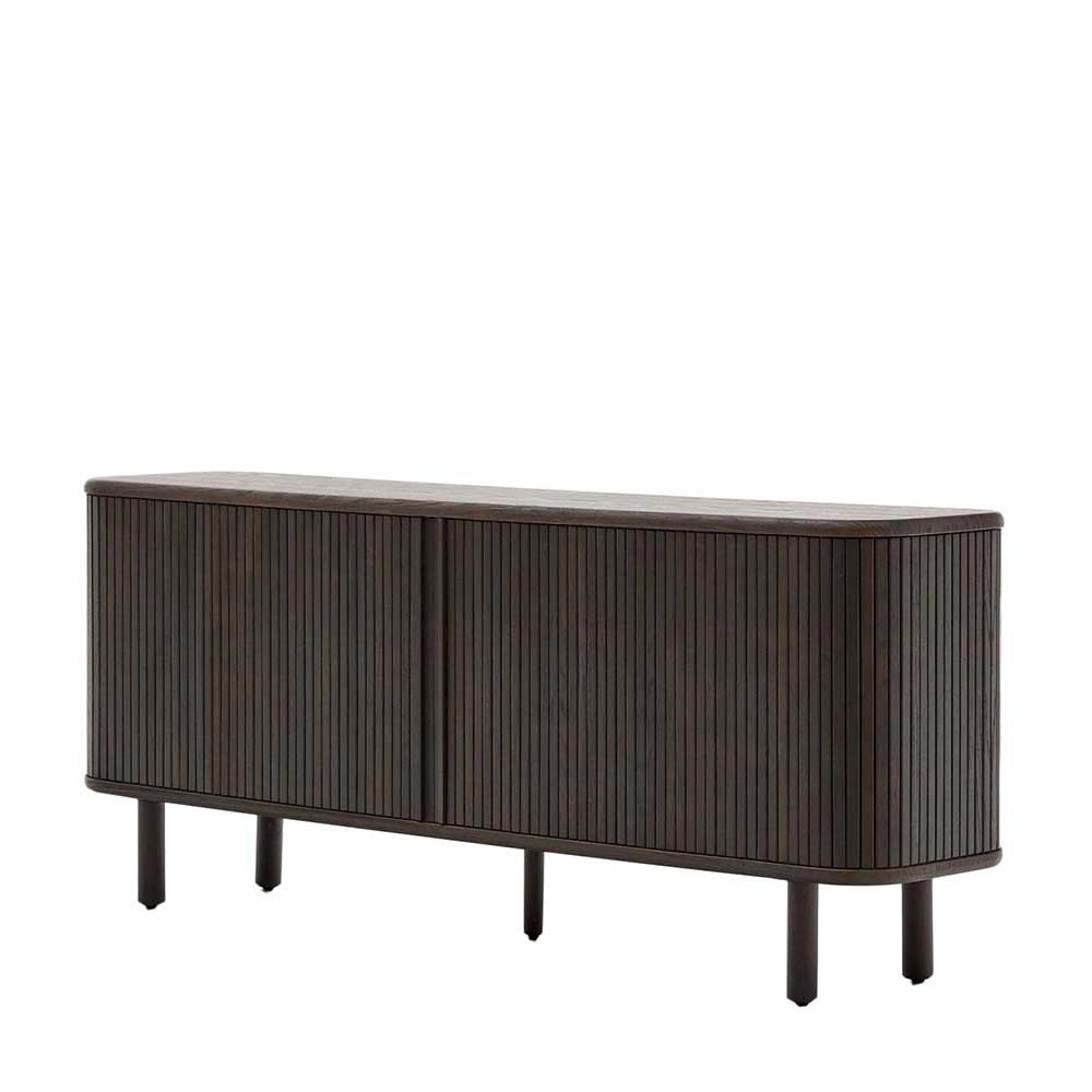180x75x40 Sideboard in Schwarzbraun Esche - Tadaco