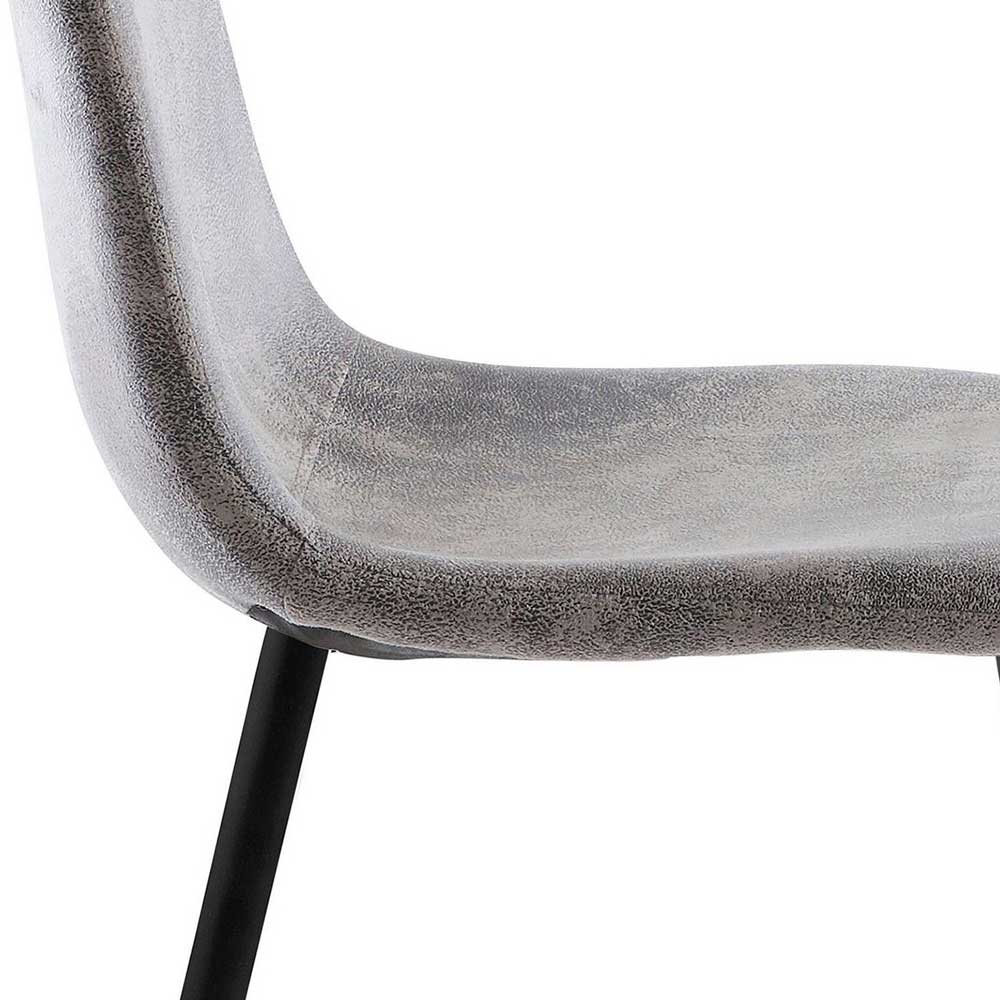Ergonomisch geformter Schalensitz in Hellgrau für hohen Sitzkomfort – Gascono