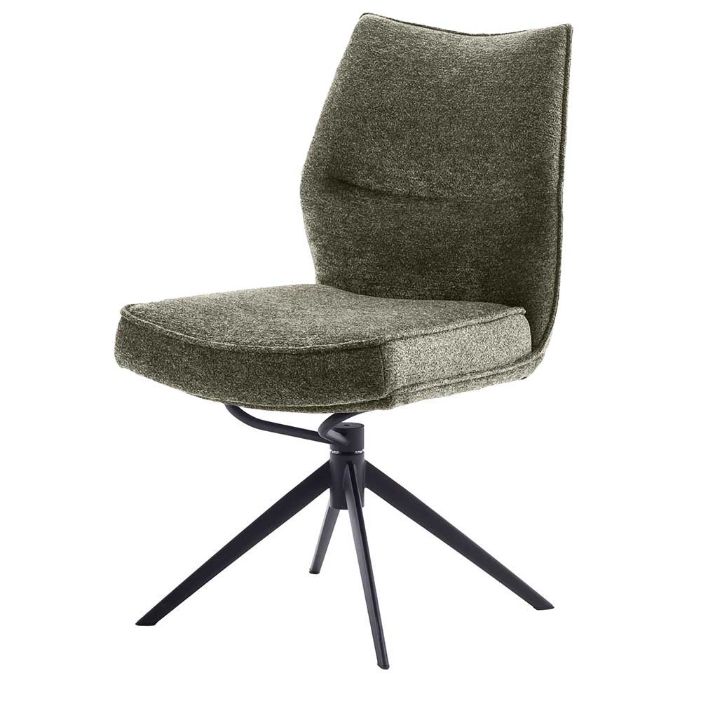 Esszimmer Polsterstuhl mit Drehfunktion - Adair (2er Set)