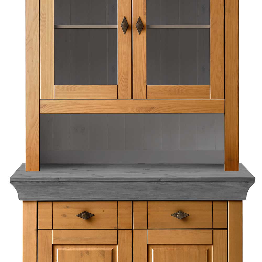 Country Style Buffet in Kiefer Lauge & Grau - Eshelas