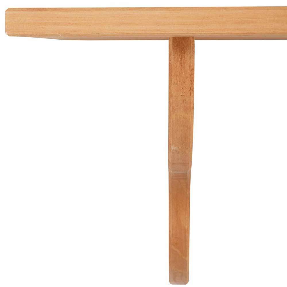 Stabile Holzkonsole des Wandboards aus Kiefer Bianco für sicheren Halt – Elta