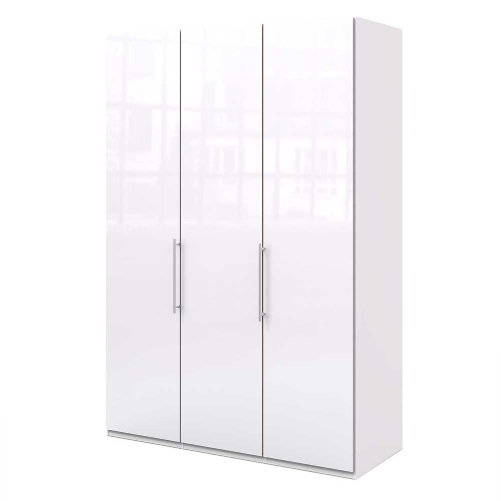 Weißer Kleiderschrank mit 150 cm Breite - Dolienca