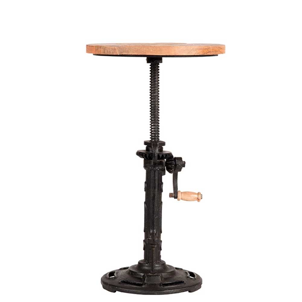 Industrial Design Hocker mit Kurbel höhenverstellbar - Sevila