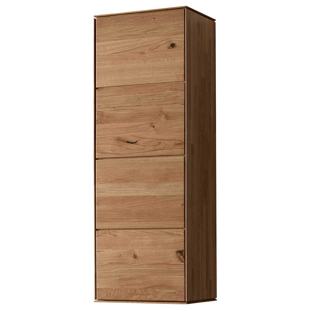 Wildeiche Wohnwand Set - Sinta (vierteilig)