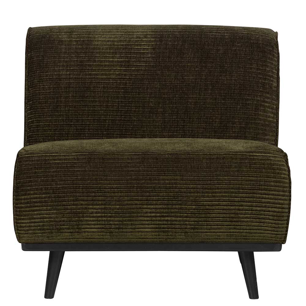 Breitcord Sofaelement in Dunkelgrün - Vatila