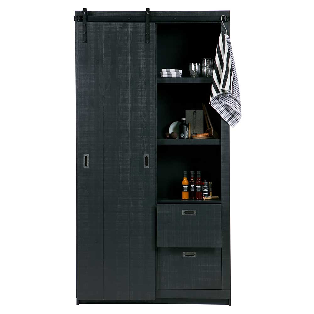 Stauraum Design Schrank mit Schiebetür - Puebla