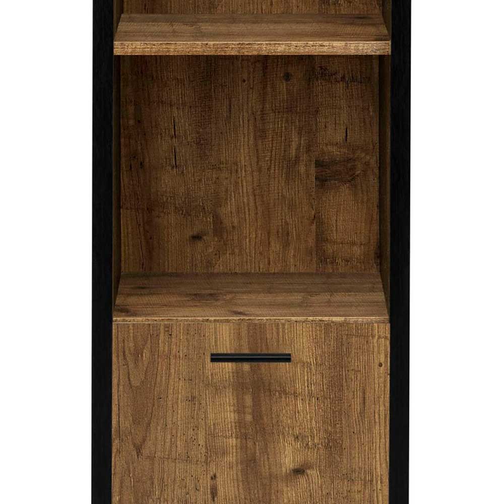 Badezimmer Hochschrank in verwitterter Holzoptik - Cosima