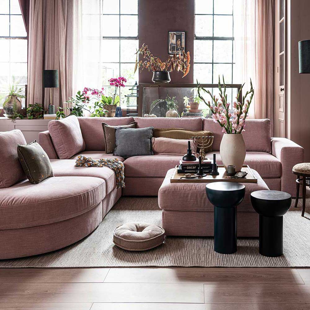 1-Sitzer Sofa Modul mit Rundung links - Iliana