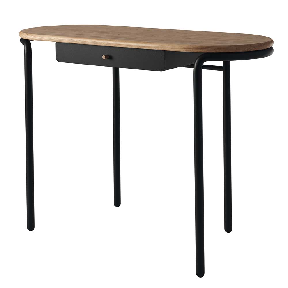 103x43 cm Design Schreibtisch in Eiche - Alba