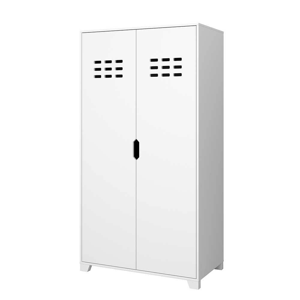 2-türiger Schlafzimmerschrank im Skandinavischen Stil - Naidlas
