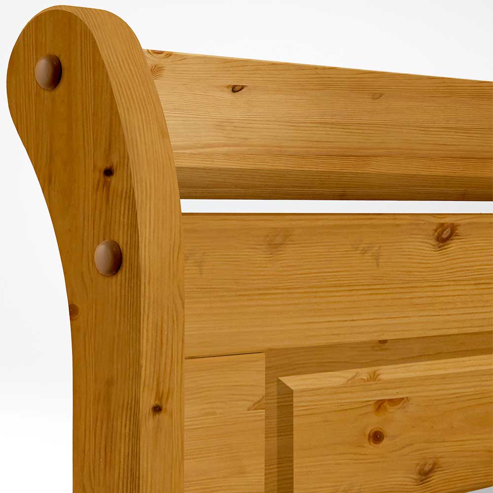 Landhaus Kiefernholz Bett mit Schublade - Cabressan