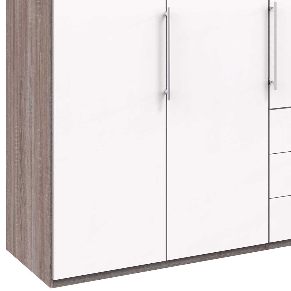 Schlafzimmerkleiderschrank mit drei Schubladen - Tivierto