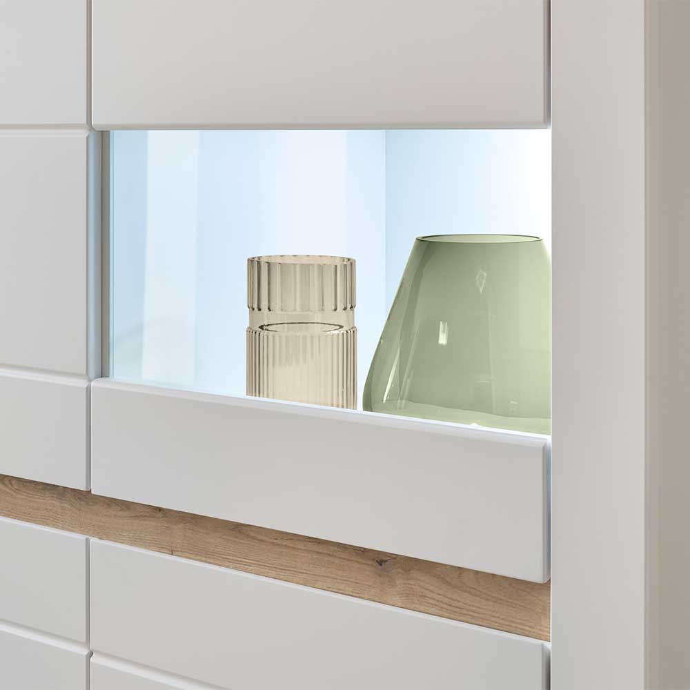 Wohnzimmerschrank mit Glaseinsätzen - Ilana