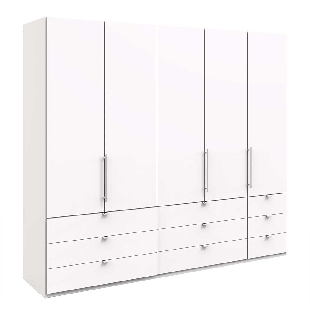 Kleiderschrank mit viel Stauraum in Weiß - Donpiave