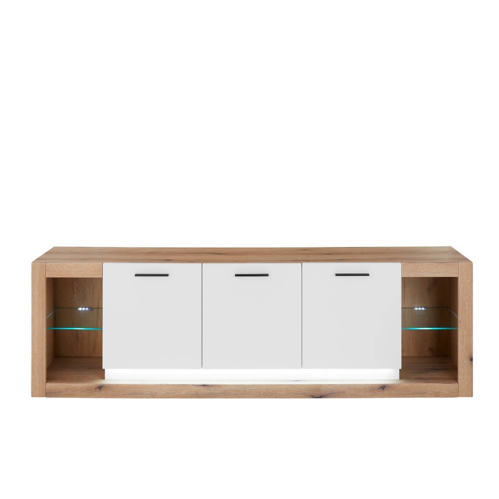Design TV-Lowboard mit vier offenen Fächern - Adejano