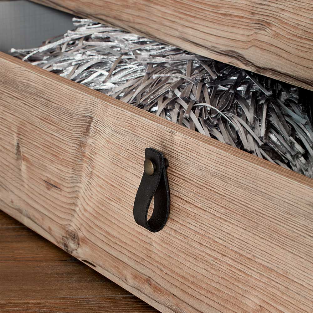 Stauraumbett in Tanne Holzoptik - Ardila