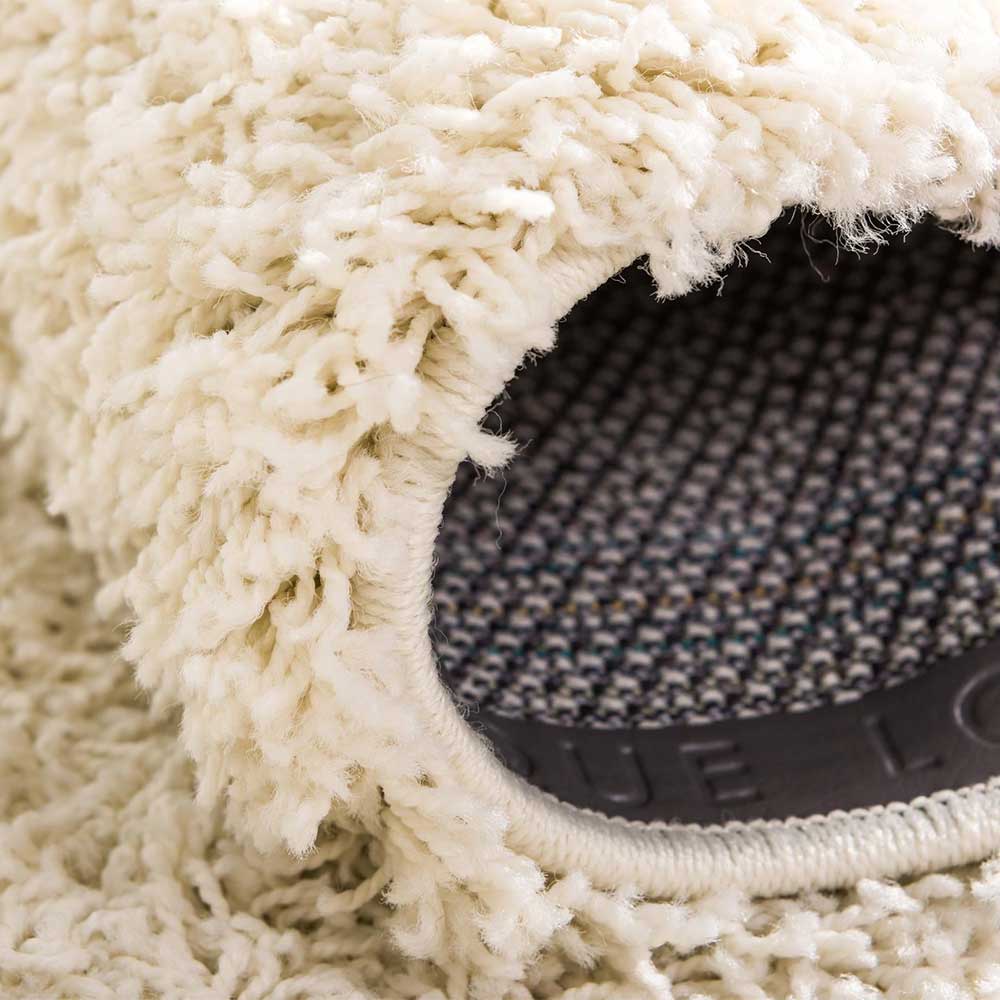 Teppich in Cremeweiß Hochflor - Ranica