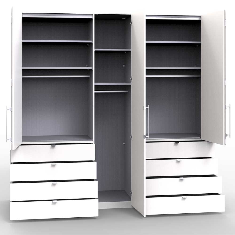 Moderner Kleiderschrank mit acht Schubladen - Nuetran