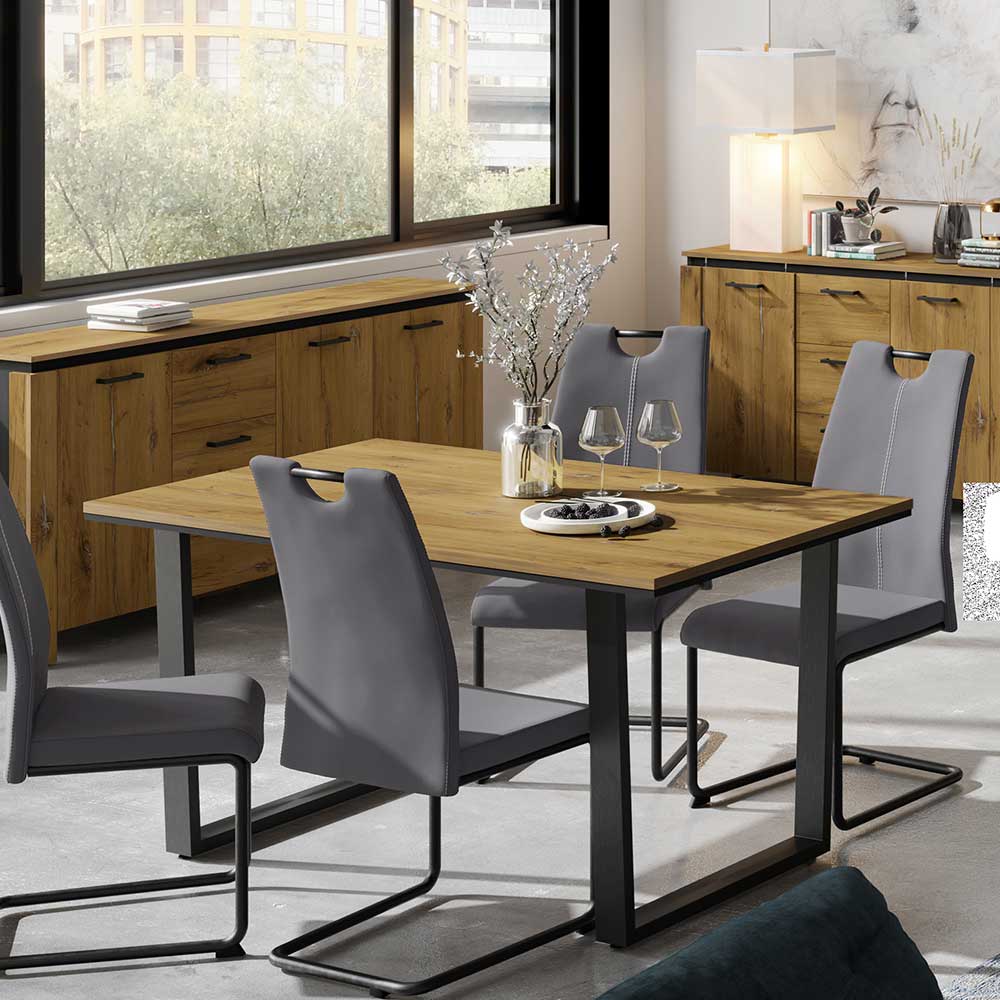Esszimmer Tisch in Zinneiche Optik - Traudarian